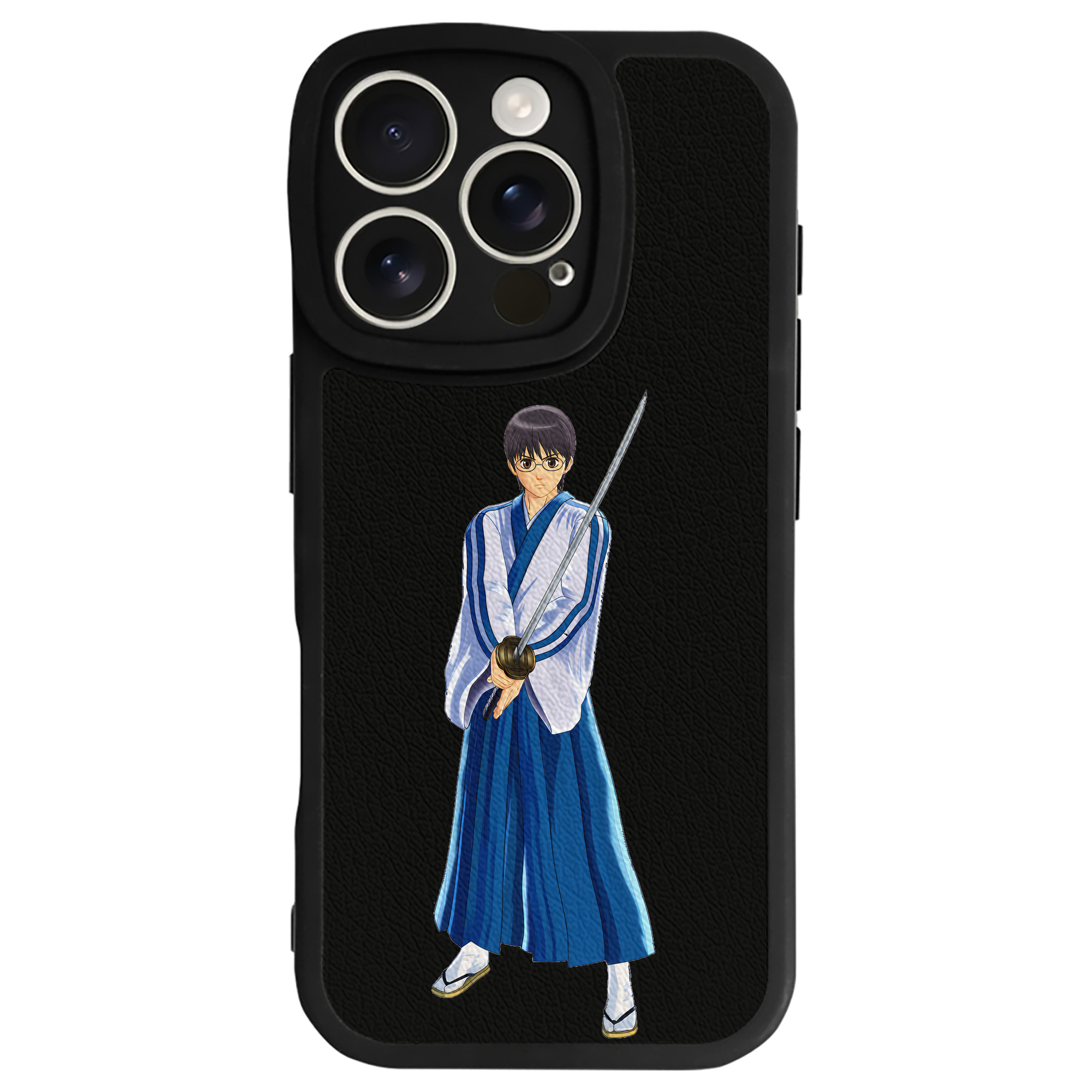 （画像用） ぎんたま 坂田銀時（さかたぎんとき） 神楽 志村新八（しむら しんぱち） GINTAMA Sakata Gintoki Kagura Shimura Shinpachi 【iPhone 16シリーズ対応】シリコンスマホケース（レザー調） 材質：シリコン